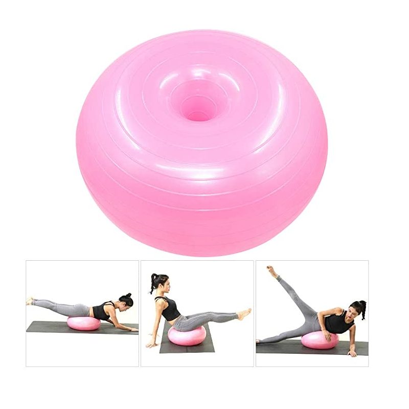 50 cm Loptičky Na Jogu Donut Cvičenie Proti Prasknutiu Bola Fitness Lopty Protišmykové Do Posilňovne Pilates Masážna Lopta S Pumpou