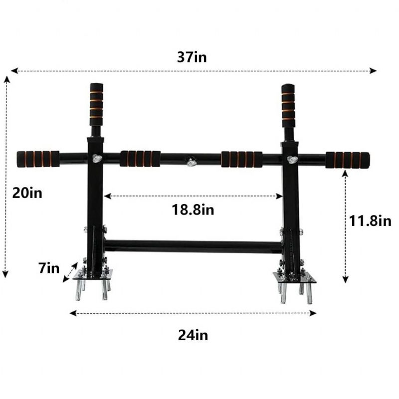 Doorway Nástenná Vyťahovacia Tyč Heavy Duty Posilňovňa Na Brade Cvičenie Fitnes Home Fitness Posilňovacie Vybavenie