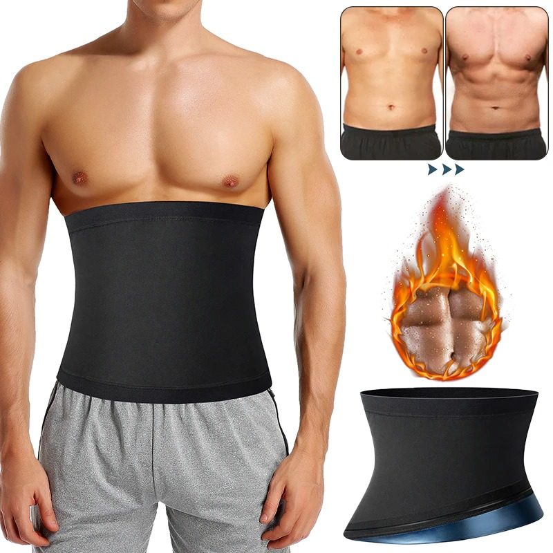 Mens Abdomen Reducer Fitness Sweat Trimmer Pás V Páse