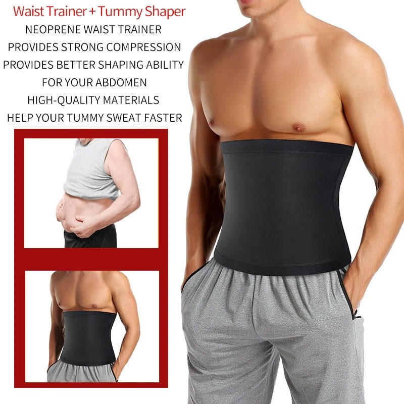 Mens Abdomen Reducer Fitness Sweat Trimmer Pás V Páse