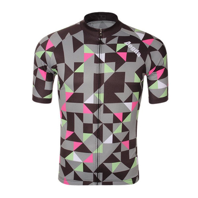 Pánsky Cyklistický Dres Mtb Bicykel Krátky Rukáv Elastický Polyester Priedušný Rýchloschnúci