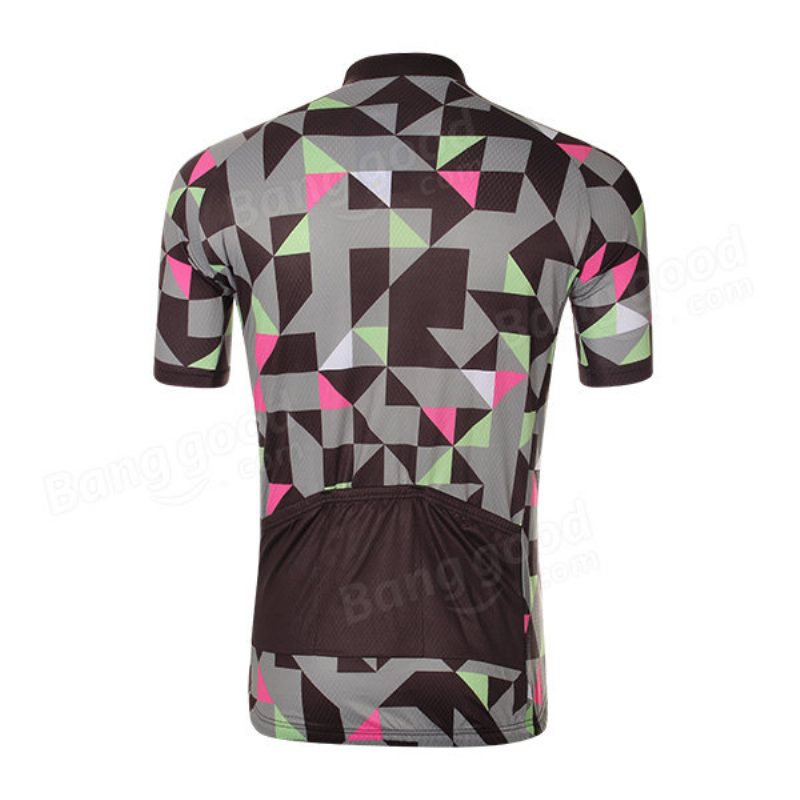 Pánsky Cyklistický Dres Mtb Bicykel Krátky Rukáv Elastický Polyester Priedušný Rýchloschnúci