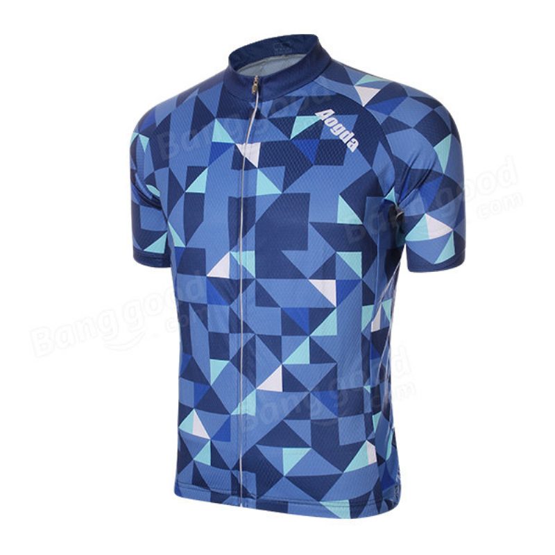 Pánsky Cyklistický Dres Mtb Bicykel Krátky Rukáv Elastický Polyester Priedušný Rýchloschnúci