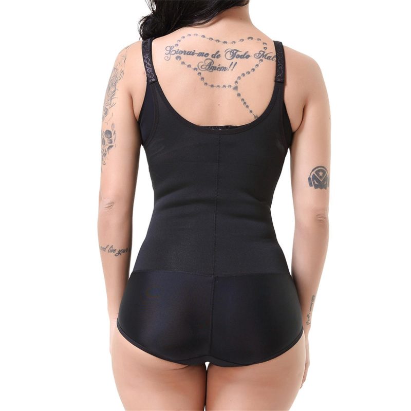 Pot Sauna Suit Body Shaper Dámska Vesta Termo Neoprénový Trenažér Zoštíhľujúci Pás Tepláky S Krátkym Rukávom