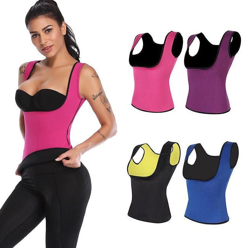 Shirt Vest Womens Hot Sweat Slimming Body Shapers Na Chudnutie