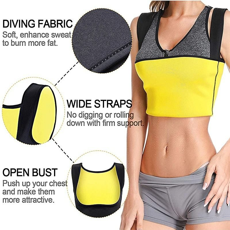 Shirt Vest Womens Hot Sweat Slimming Body Shapers Na Chudnutie