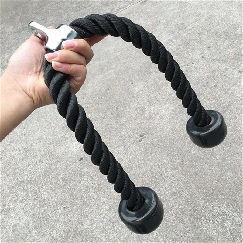 Ťažké Tricepsové Laná Diy Kladka Nadol Zdvíhacie Lano Rameno Biceps Triceps Sila Rúk Fitness Vybavenie