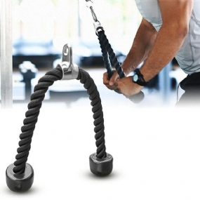 Ťažké Tricepsové Laná Diy Kladka Nadol Zdvíhacie Lano Rameno Biceps Triceps Sila Rúk Fitness Vybavenie