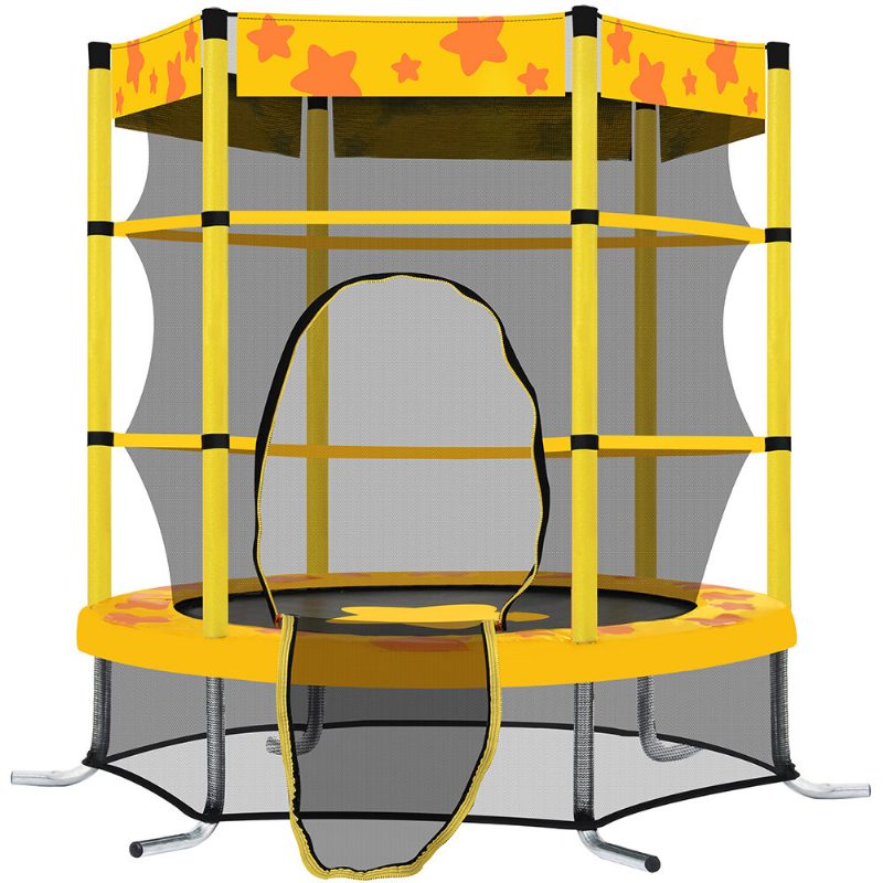 Us Direct 55" Trampolíny Bezpečnostná Podložka S Krytom Vodotesné Darčeky Pre Deti Pre Dospelých Šport Fitness Max. Zaťaženie 100 Lb