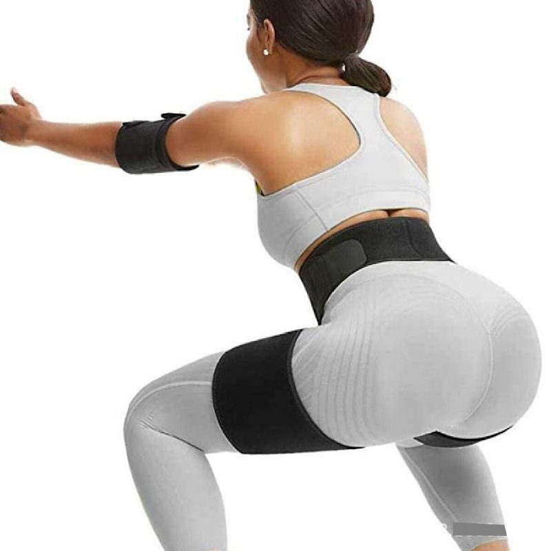 Ženy 3 V 1 Na Tvarovanie Tela Stehna Zoštíhľujúci Pás Na Boky Športový Tvar Nosenia Cvičenie