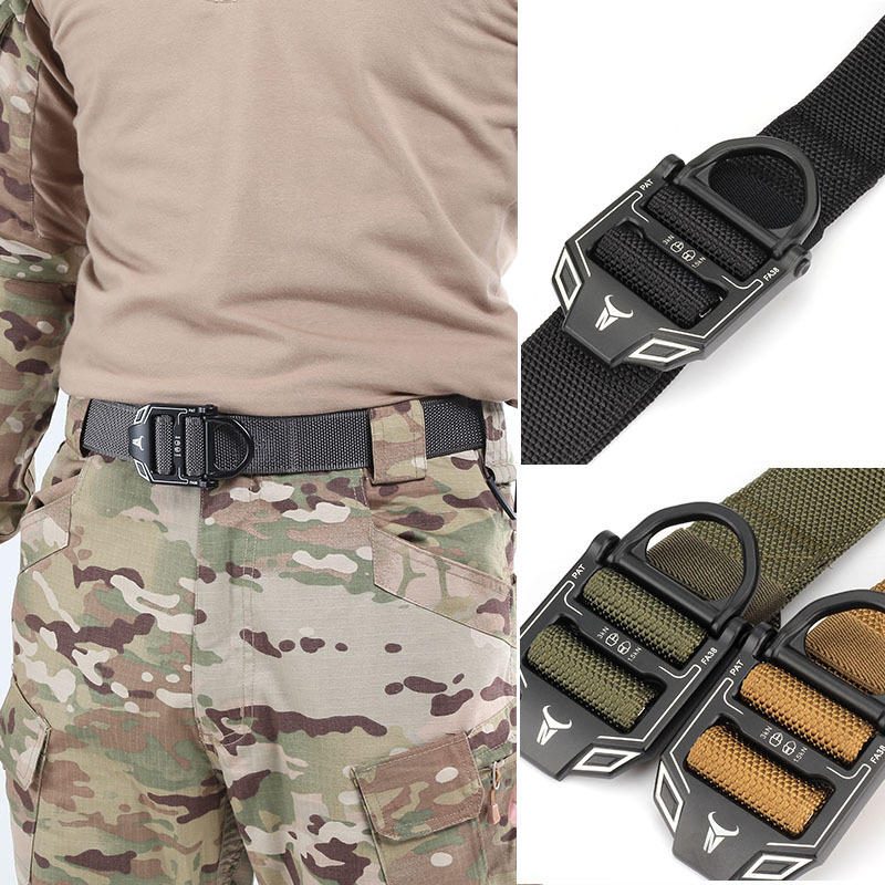 125 cm Enniu E24 Military Fan Tactical Belt Funch Free Outdoor Nylon Bes For Men Women