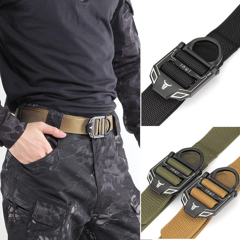 125 cm Enniu E24 Military Fan Tactical Belt Funch Free Outdoor Nylon Bes For Men Women