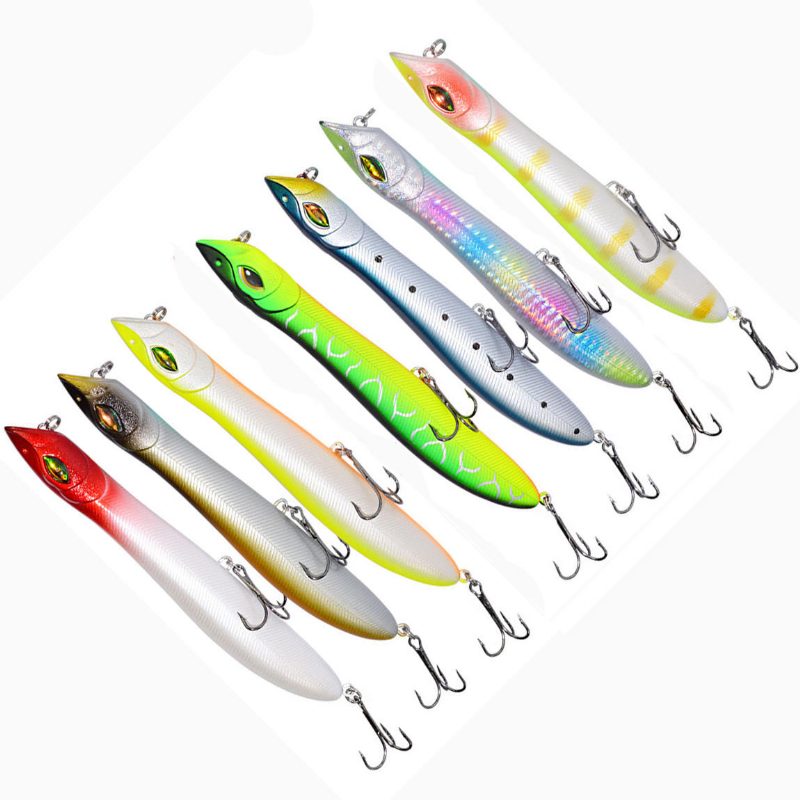 1ks 14cm Topwater Popper Návnada Rybárske Návnady Tvrdá A Náčinie Odhadzovanie Spinning Jigging