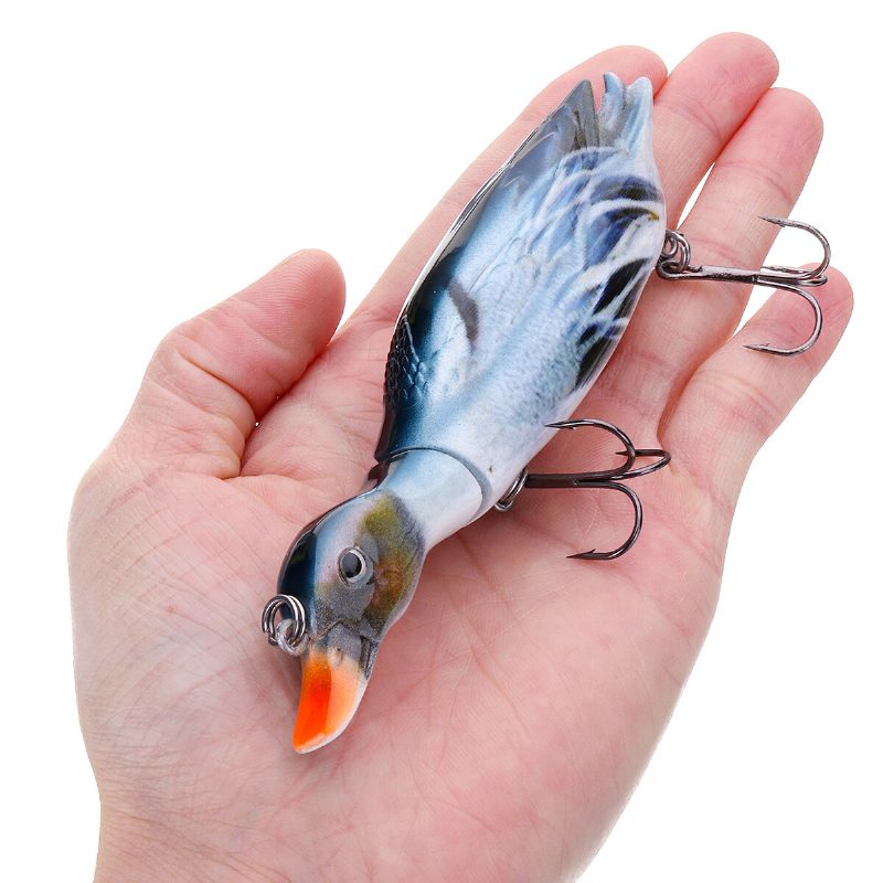 1ks 5'' 13cm 59g 3d Kačica Umelá Rybárska Návnada S Háčikmi Tvrdé Návnady Minnow Topwater Wobler Rybárske Potreby