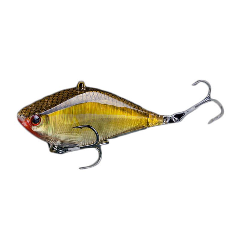 1ks 6.3cm 14g Jerkbait Hard Vib Nástrahy Crankbait Rybárske Návnady Woblery S Trojháčikom