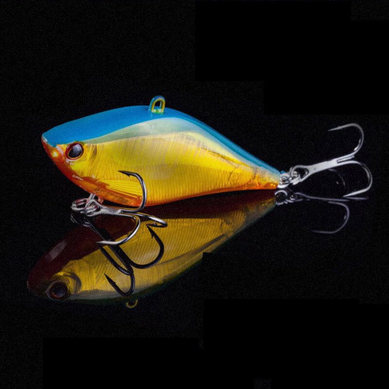 1ks 6.3cm 14g Jerkbait Hard Vib Nástrahy Crankbait Rybárske Návnady Woblery S Trojháčikom