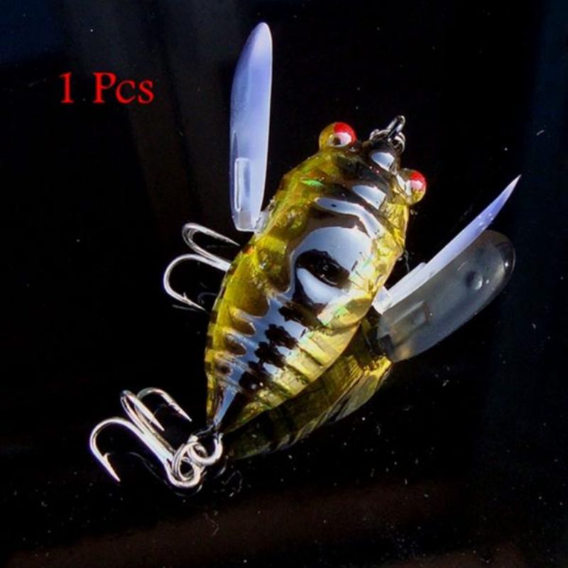 1ks Cicada Minnow Rybárska Návnada Ťažké Návnady Rybársky Háčik Bass Crankbaits