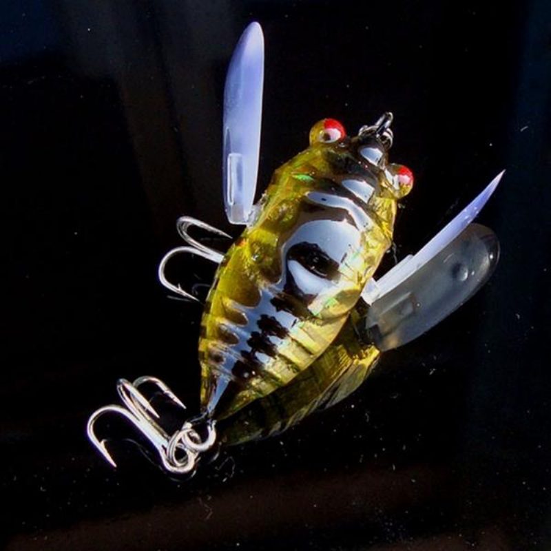 1ks Cicada Minnow Rybárska Návnada Ťažké Návnady Rybársky Háčik Bass Crankbaits