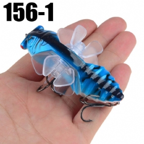 1psc 7.5 cm Umelá Návnada Rybárska Háčik S Rotujúcimi Krídelkami Proti Hmyzu
