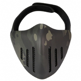 Action Union Mk036 Tpu Taktická Maska Vonkajšie Poľovníctvo Cyklistika Športové Masky S Krytom Hlavy - Kamuflážou