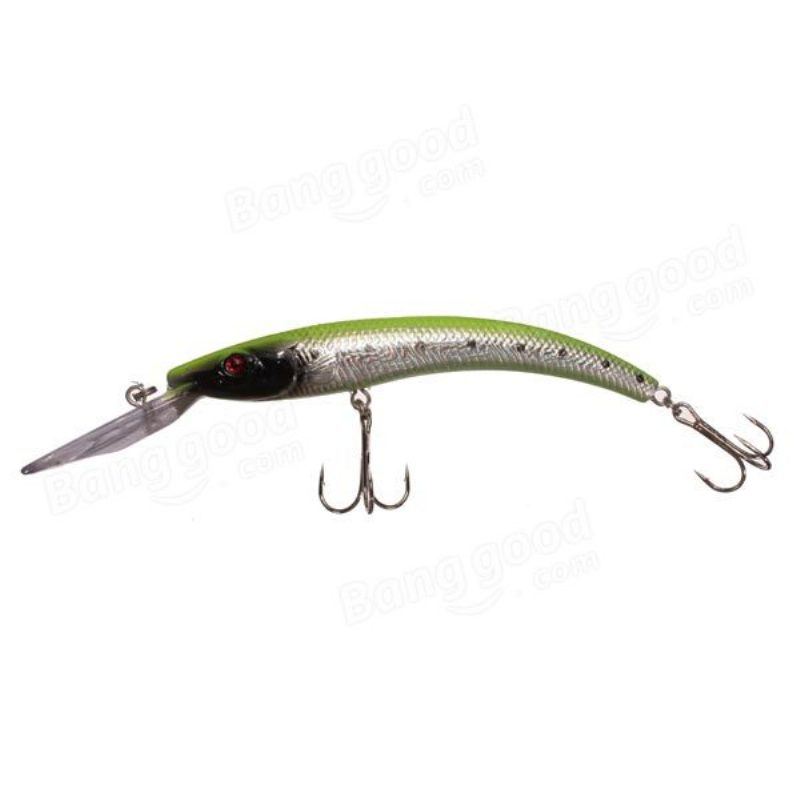 Basové Návnady Potápanie Crankbaits Minnow Treble Háčiky 15.5 cm