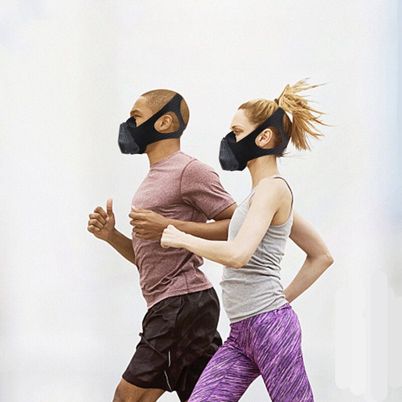 Bežecká Fitness Maska Na Tréningový Tréning Kyslík Vo Vysokej Nadmorskej Výške 6 Úrovní Prietoku Vzduchu