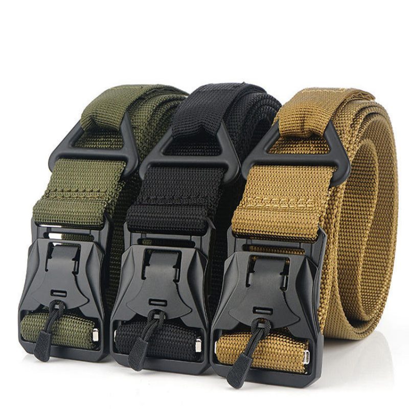 Enniu Ds3 125cm Zinková Zliatina Heavy Duty Tactical Belt Outdoor Nylonové Pásy Na Voľný Čas