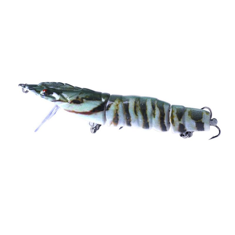 Jm013a 1ks 11cm/16.7g 3-dielna Návnada Na Krevety Rybárska Minnow Lure Umelá Tvrdá