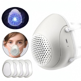 Pm2.5 Elektrická Maska Na Tvár Anti-haze Unisex Náhradná Proti Prachu A Filtre Na Čistenie Vzduchu