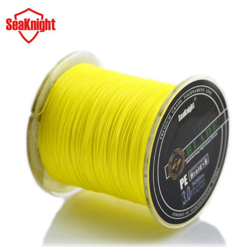 Seaknight Brand 500m Super Strong 8 Weaves 8 Strand Pe Pletená Rybárska Šnúra