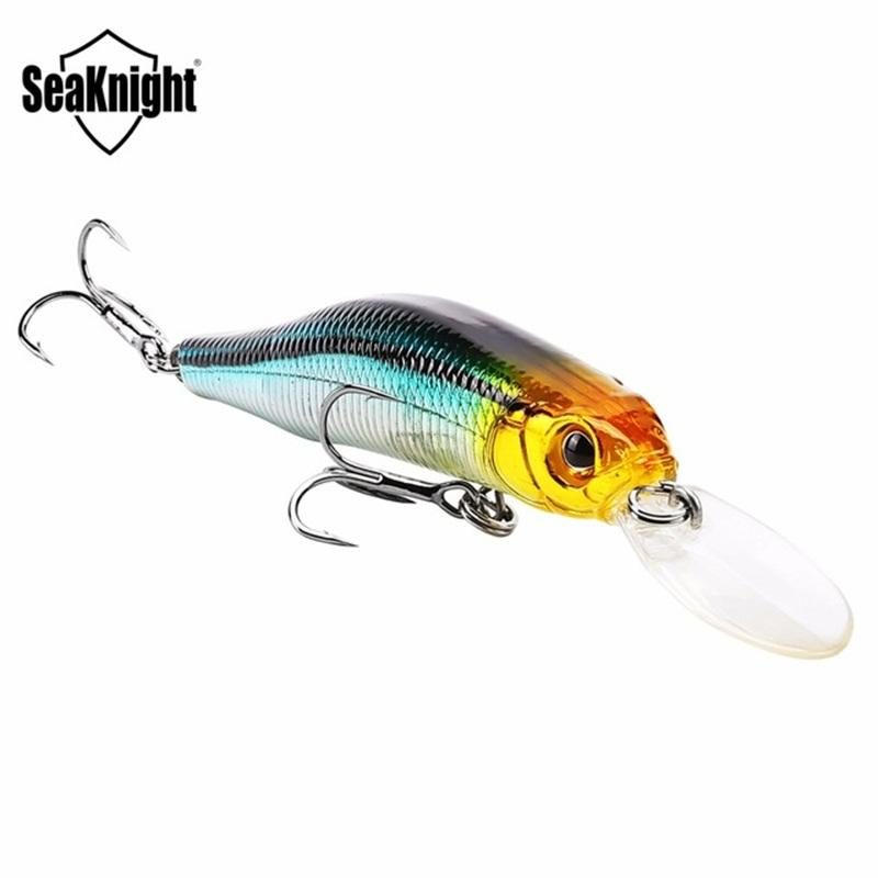 Seaknight Sk022 1ks 9g 80mm 0-1.5m Hĺbka Minnow Rybárska Návnada Bkk Háčiky Rybárske Tvrdé Návnady