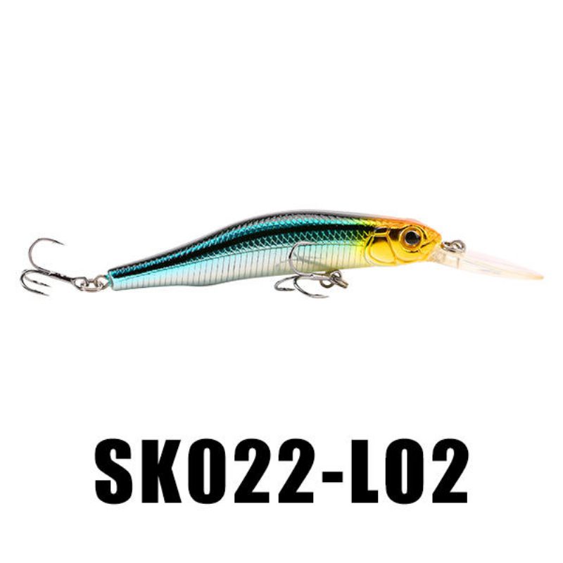 Seaknight Sk022 1ks 9g 80mm 0-1.5m Hĺbka Minnow Rybárska Návnada Bkk Háčiky Rybárske Tvrdé Návnady