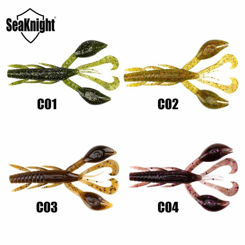 Seaknight Sl019 6ks 10g 101.5mm/4'' Mäkká Rybárska Návnada Worm Swinging Tail