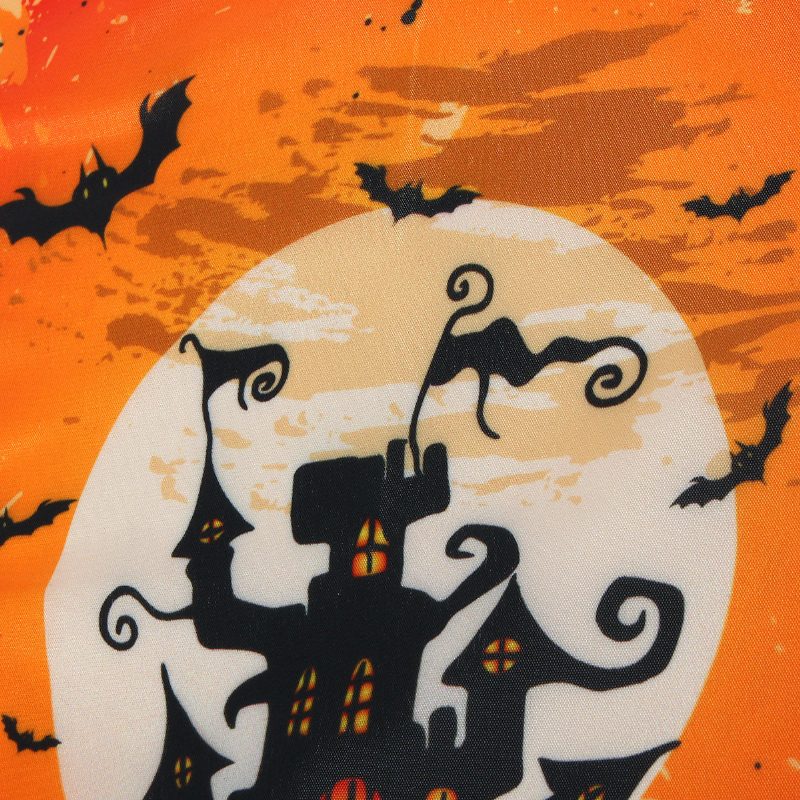 30x45cm Halloween Polyester Záhradná Sviatočná Dekorácia S Vlajkou Čierneho Hradu Bat