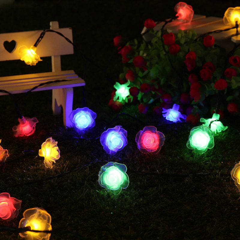 50/100 Led Reťazové Svetlá Strip Fairy Lamp Party Garden Vianočná Dekorácia