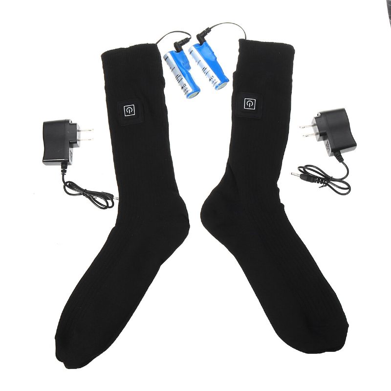 Elektrické Vyhrievané Ponožky 110-220v S Nastaviteľnou Teplotou Dobíjania Nôh