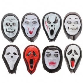 Halloween Maškaráda Hororová Diabolská Maska S Kapucňou 8 Štýlov