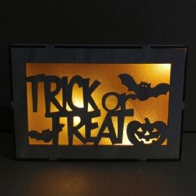 Jm01501 Nástenná Led Lampa So Vzorom Halloween Trick Or Treat Na Halloweensku Dekoráciu
