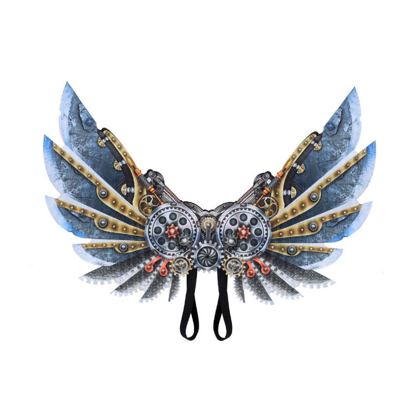 Mardi Gras Steampunk Gear Wings Cosplay Karnevalová Párty Unisex Kostýmové Krídla