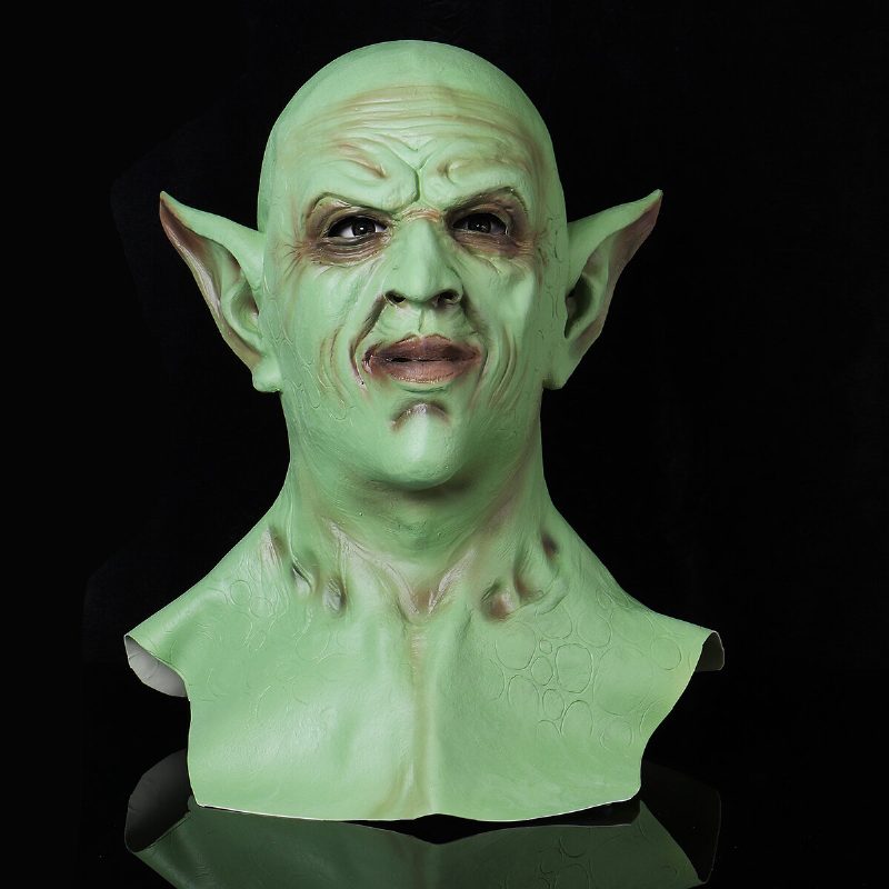 Maska Halloween Imp Pokrývka Hlavy Demon Klaun Upíra Orc