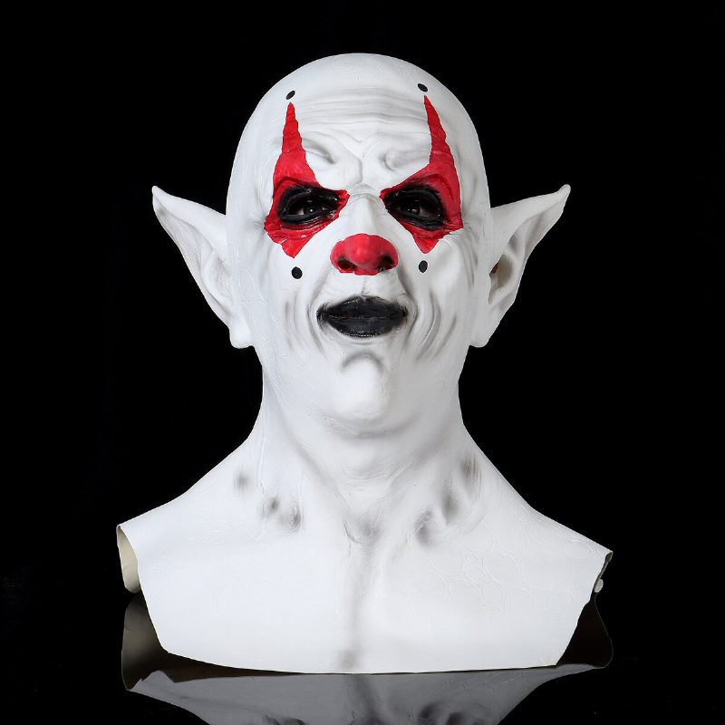 Maska Halloween Imp Pokrývka Hlavy Demon Klaun Upíra Orc