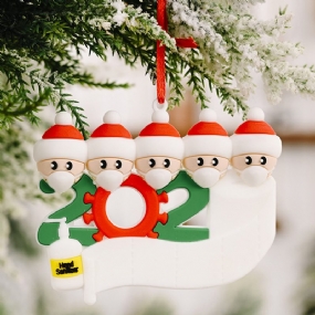 Maska Santa Snehuliak Ornament Diy Meno Pozdravy Ozdoba Na Vianočný Stromček Na Ozdobu Vianočného Stromčeka