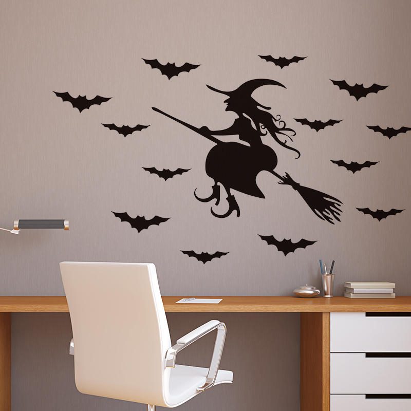 Miico Fx3028 Halloween Sticker Samolepka Na Stenu Odnímateľné Samolepky Na Dekoráciu Miestnosti