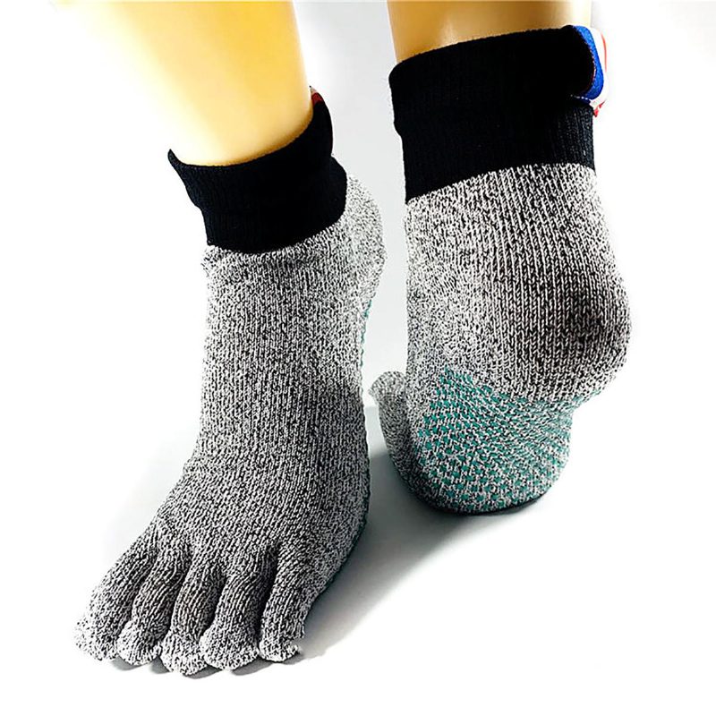 Pár Unisexových Protišmykových Priedušných Ponožiek Na Špičkách Na Bosé Nohy Na Behanie Na Pláž Hppe Ponožka