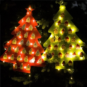 Vianočné Ozdoby Santa Claus Kalendár Strom Klipy Prívesok Závesná Dekorácia