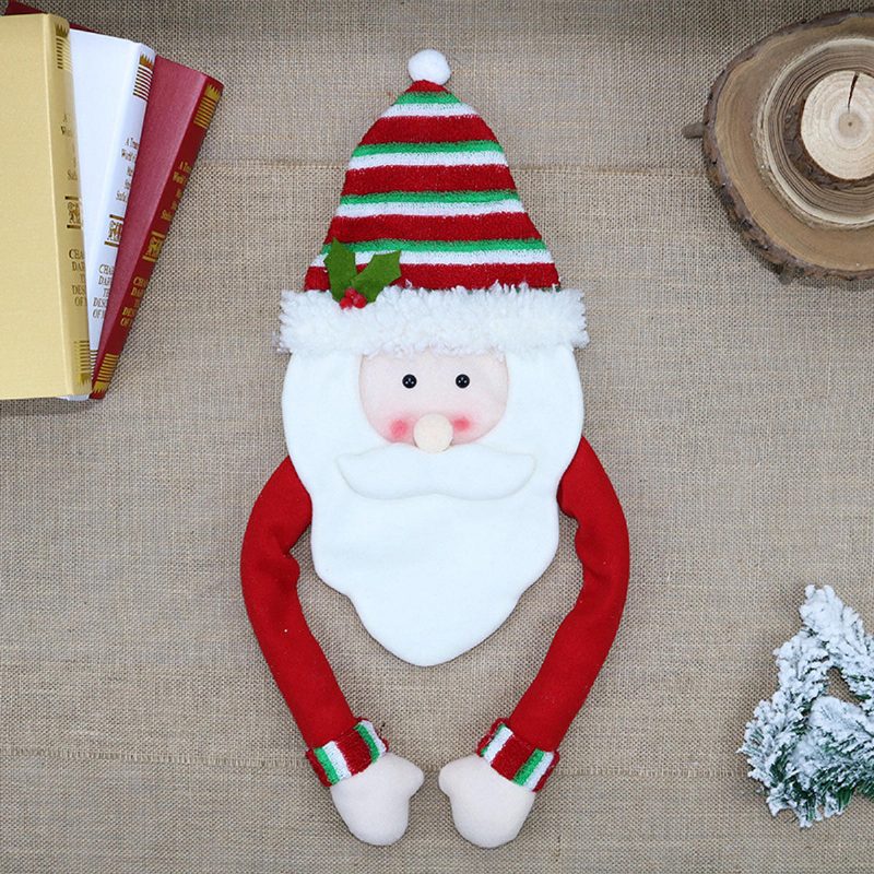 Vianočný Stromček Snehuliak Elk Deer Santa Topper Ornament Dekorácia Na