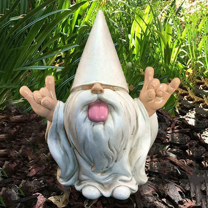 Živica Funny Naughty Garden Gnome Pre Interiérové Alebo Exteriérové Dekorácie Trávnika