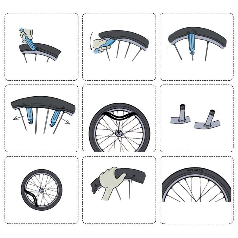 2 Ks 26x1.75 Bicyklové Duše Presta Valve Plášť Na Bicykel S Pákou