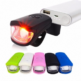 250 Lm 3w Led Usb Dobíjacie Predné Svetlo S Bleskom Na Bicykel Brzdové Zadné