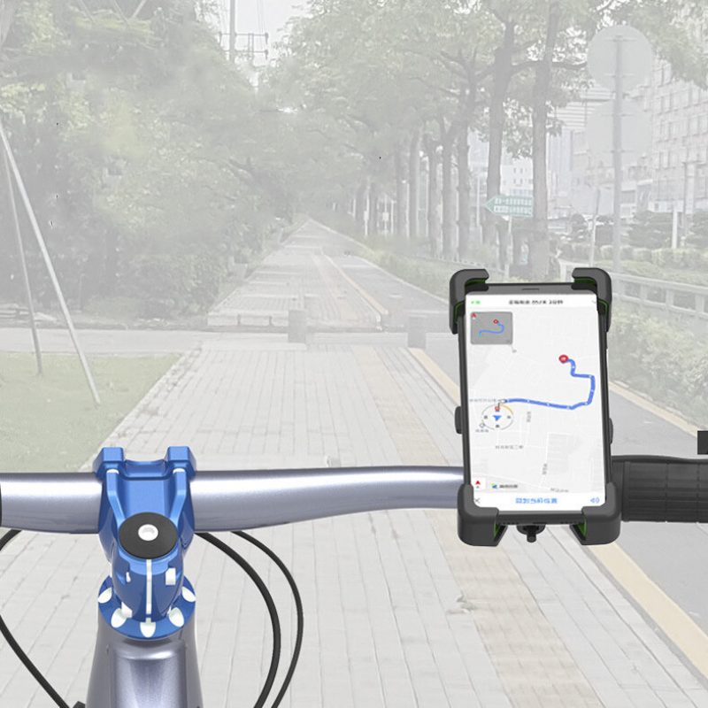 4-pazúrový Držiak Na Telefón S Automatickým Uzamykaním 360° Nastaviteľný Cyklistický Univerzálny Gps Stojan Pre Mtb Motocykle